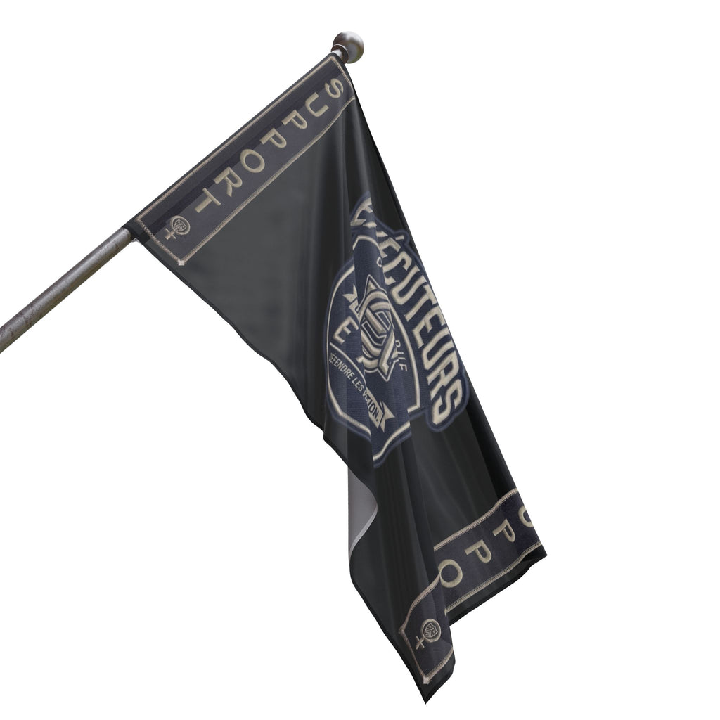 CAWS - Enforcers Street Club Flag – Unity & Protection CAWS Emblem ( French)