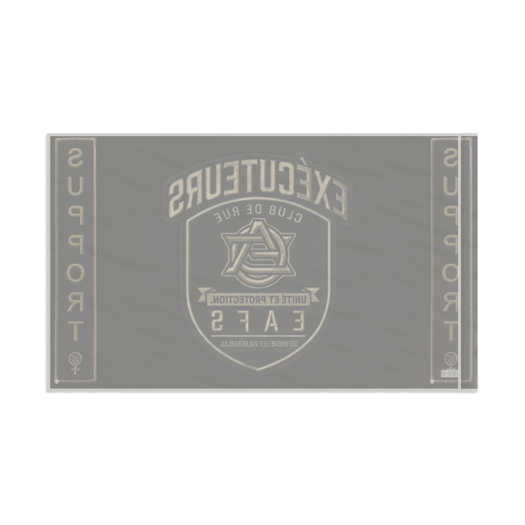 CAWS - Enforcers Street Club Flag – Unity & Protection CAWS Emblem ( French)