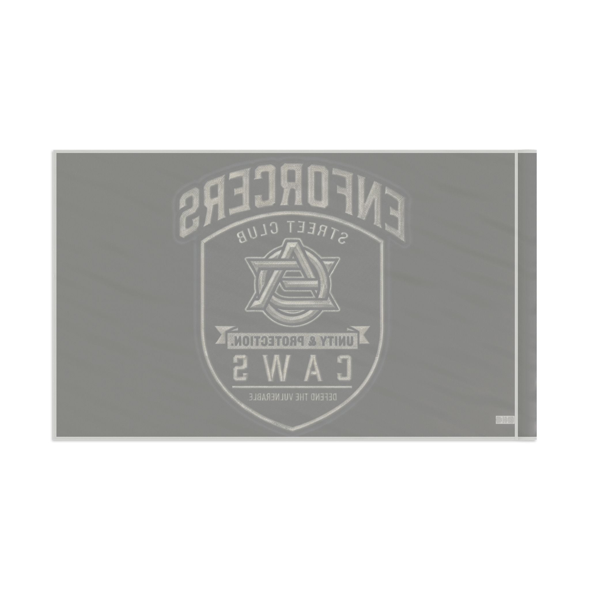 CAWS - Enforcers Street Club Flag – Unity & Protection CAWS Emblem