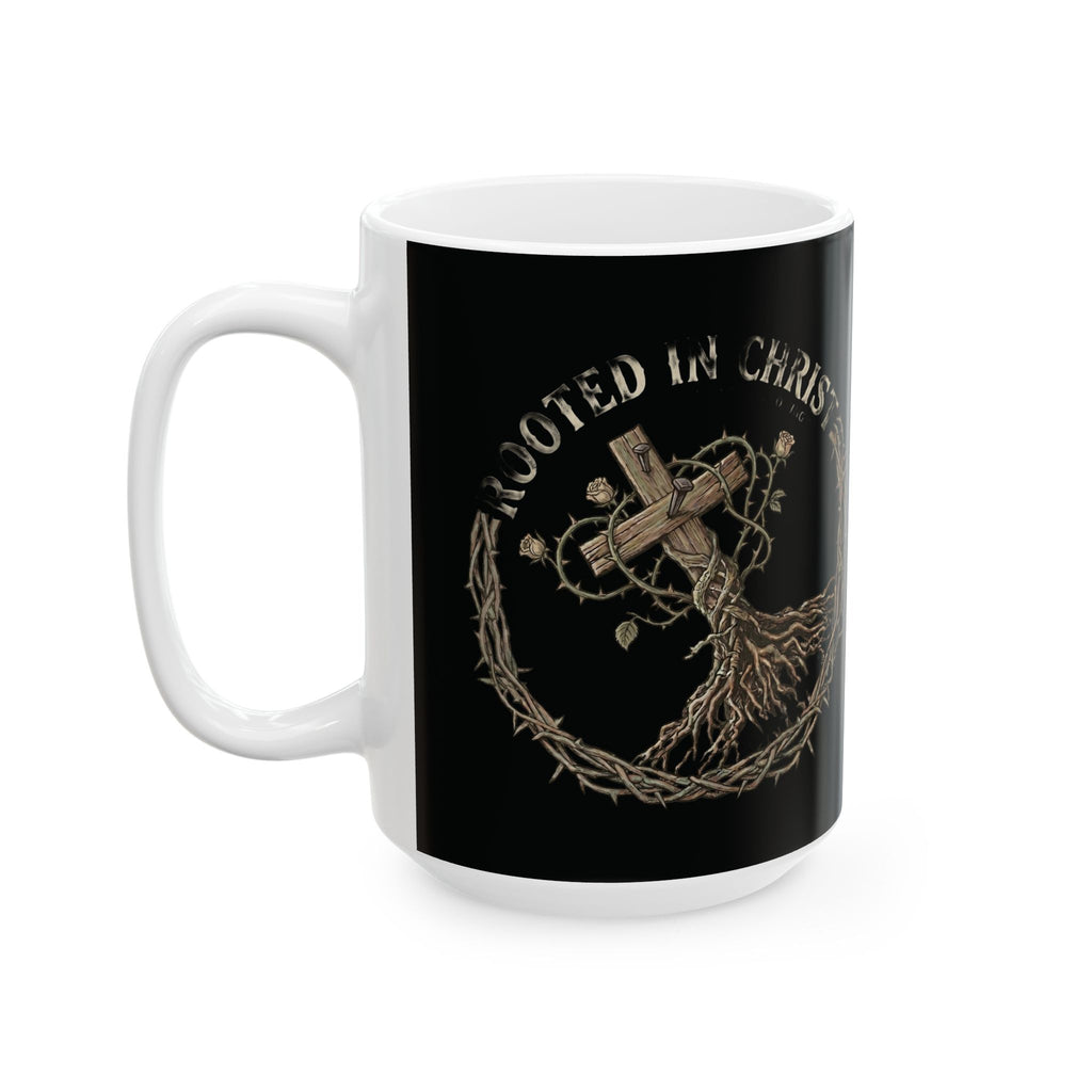 Christian Rooted In Christ - Ceramic Mug, (11oz, 15oz)