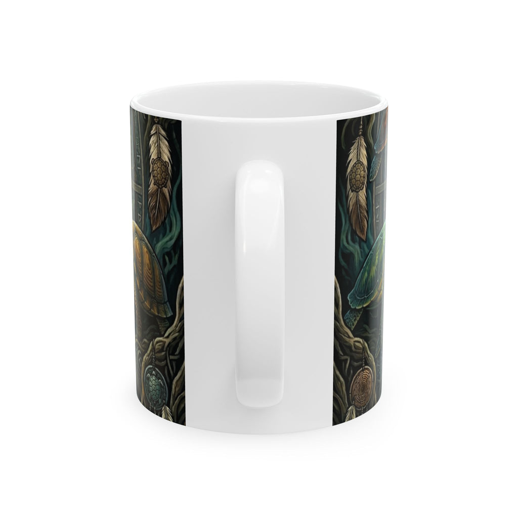 Redway Turtle - Ceramic Mug, (11oz, 15oz)