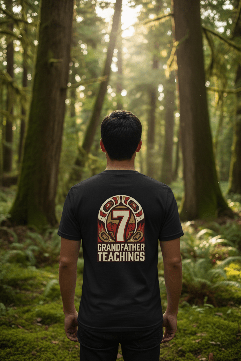 7 Grandfathers Hyida - Unisex Softstyle T-ShirtEmber Spirit Apparel