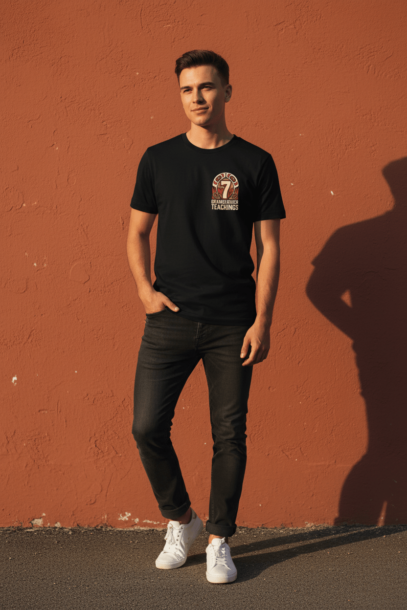 7 Grandfathers Hyida - Unisex Softstyle T-ShirtEmber Spirit Apparel