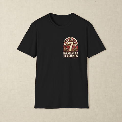 7 Grandfathers Hyida - Unisex Softstyle T-ShirtEmber Spirit Apparel
