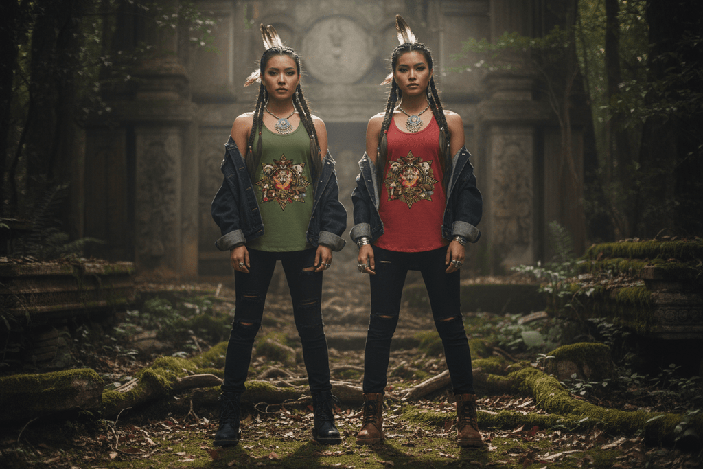 7 Teachings Women's Ideal Racerback TankEmber Spirit Apparel