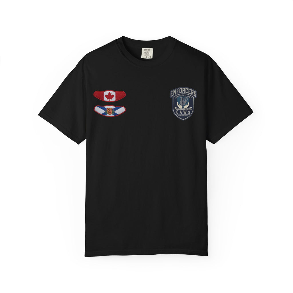 Community Alliance Nova Scotia Safety Lieutenant Support - Street Club Enforcers Tee — CAW (Children Animals Women) Alberta