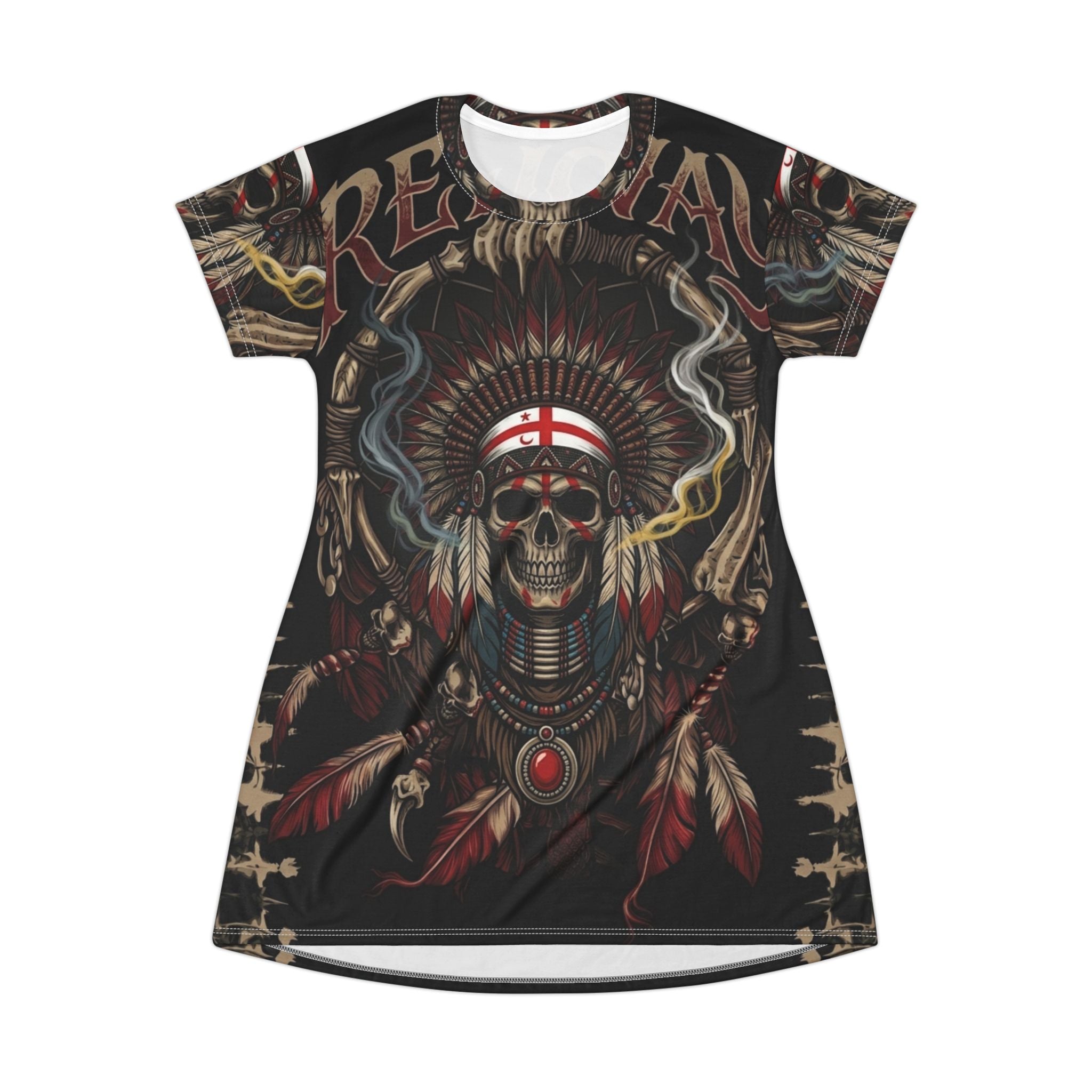 Redway The Miqmaq Chief T-Shirt Dress (AOP)