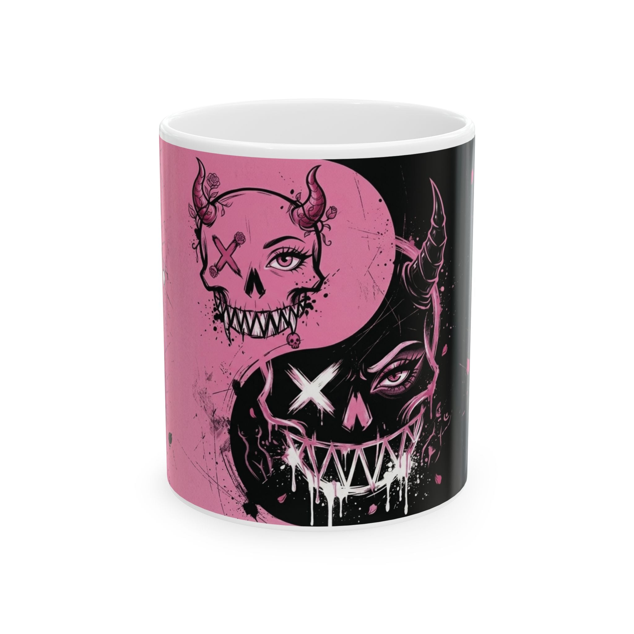 Dark Queen Ying Yang - Ceramic Mug, (11oz, 15oz)