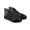 Enforcers CAWS - Women's High Top Sneakers — Industrial Metal Framework Print