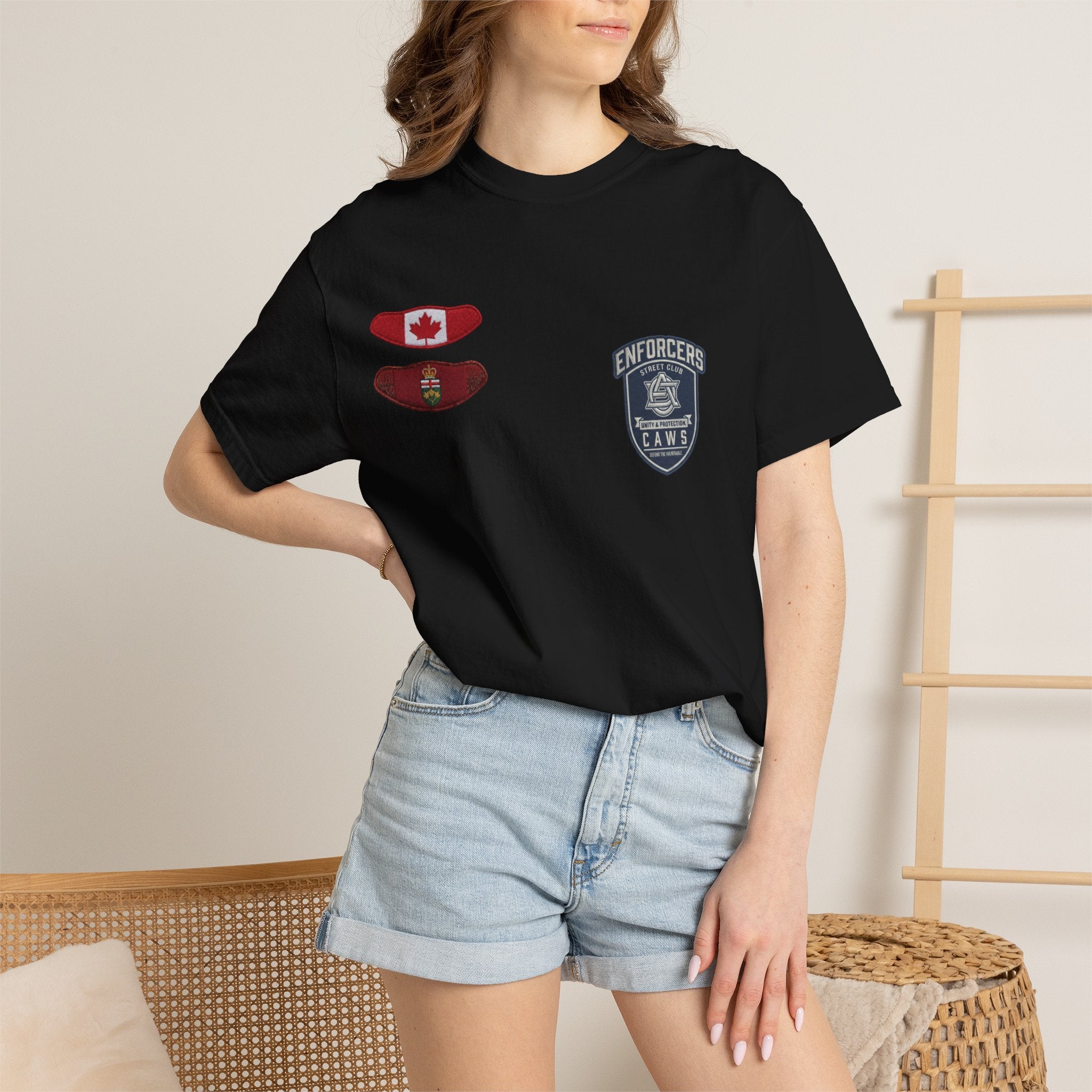 Ontario Safety Lieutenant Support - Street Club Enforcers Tee — CAWS (Children Animals Women Seniors) Alberta