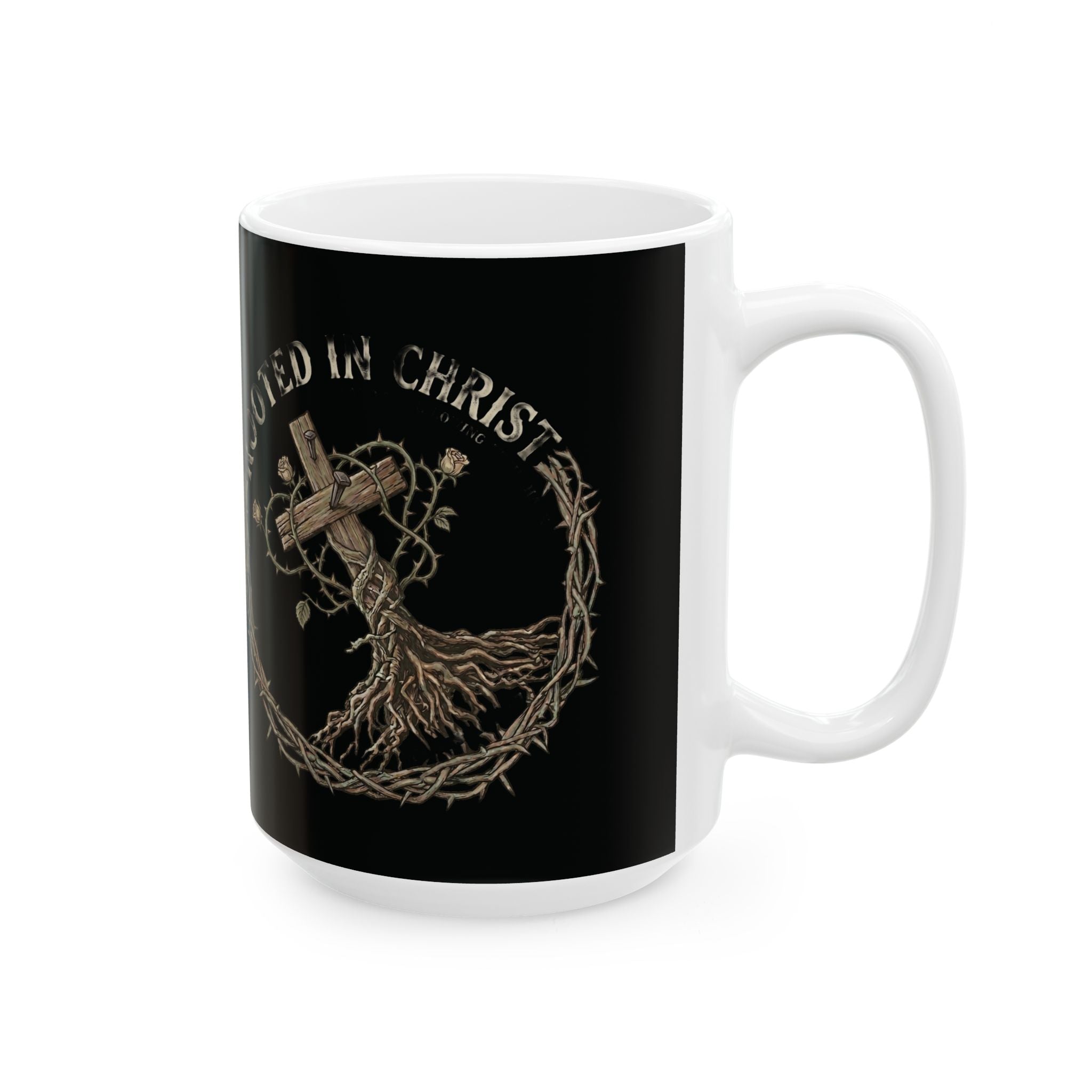 Christian Rooted In Christ - Ceramic Mug, (11oz, 15oz)