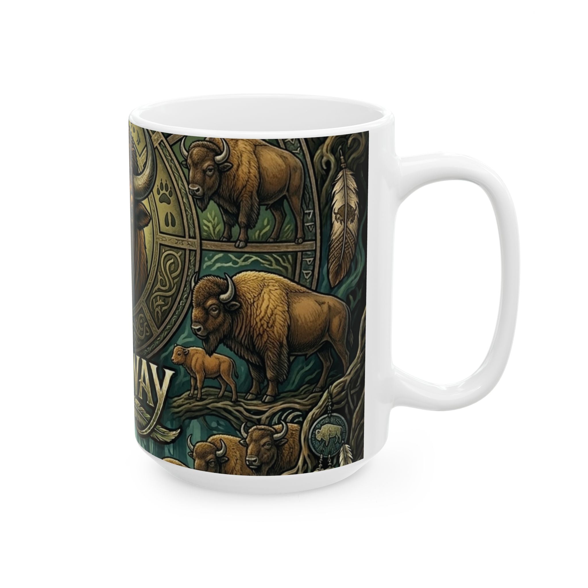 Redway Buffalo - Ceramic Mug, (11oz, 15oz)