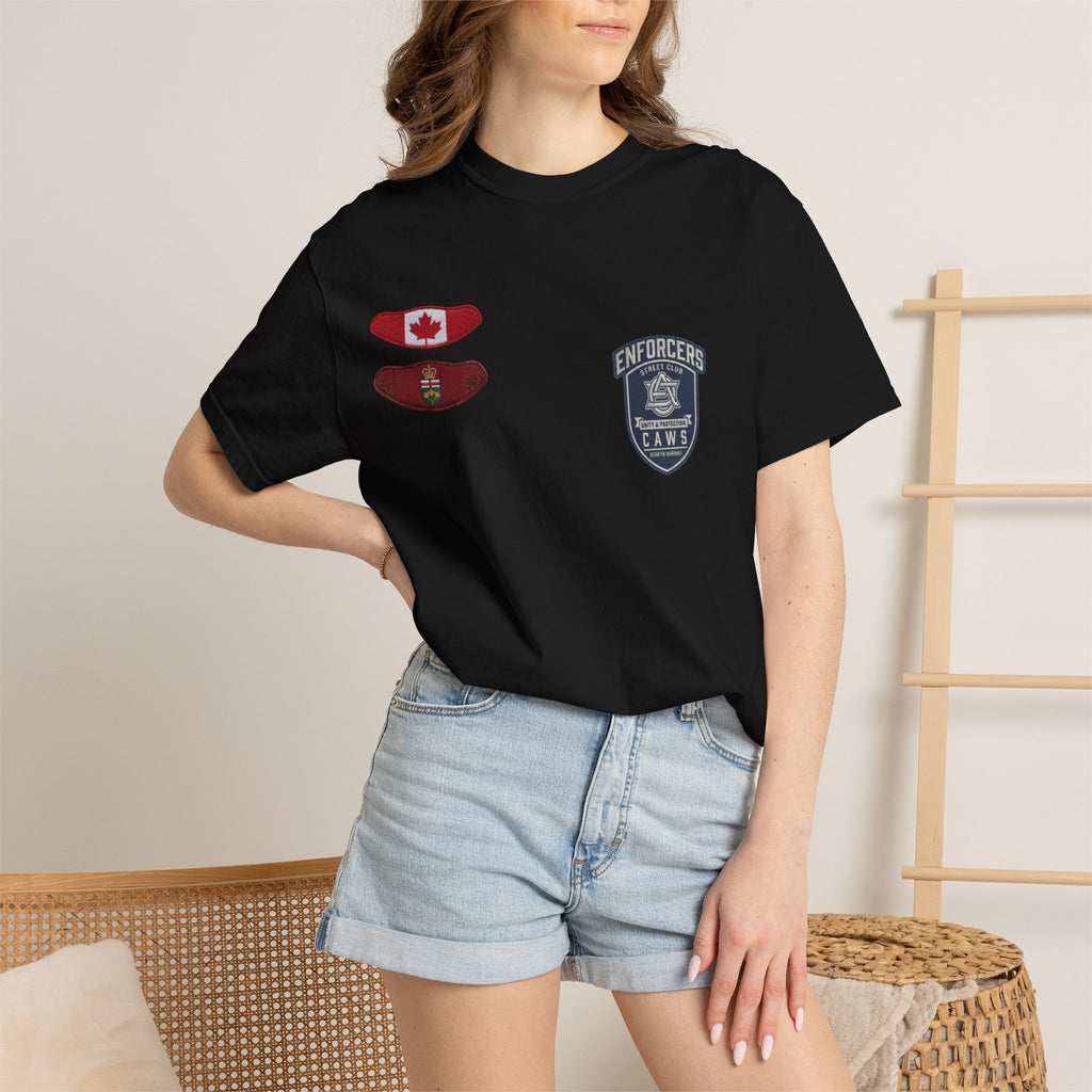 Ontario Captain Support - Street Club Enforcers Tee — CAWS (Children Animals Women Seniors) Alberta
