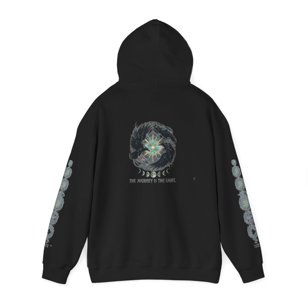 The Obsidian Raven Dawn Unisex Heavy Blend™ Hooded Sweatshirt