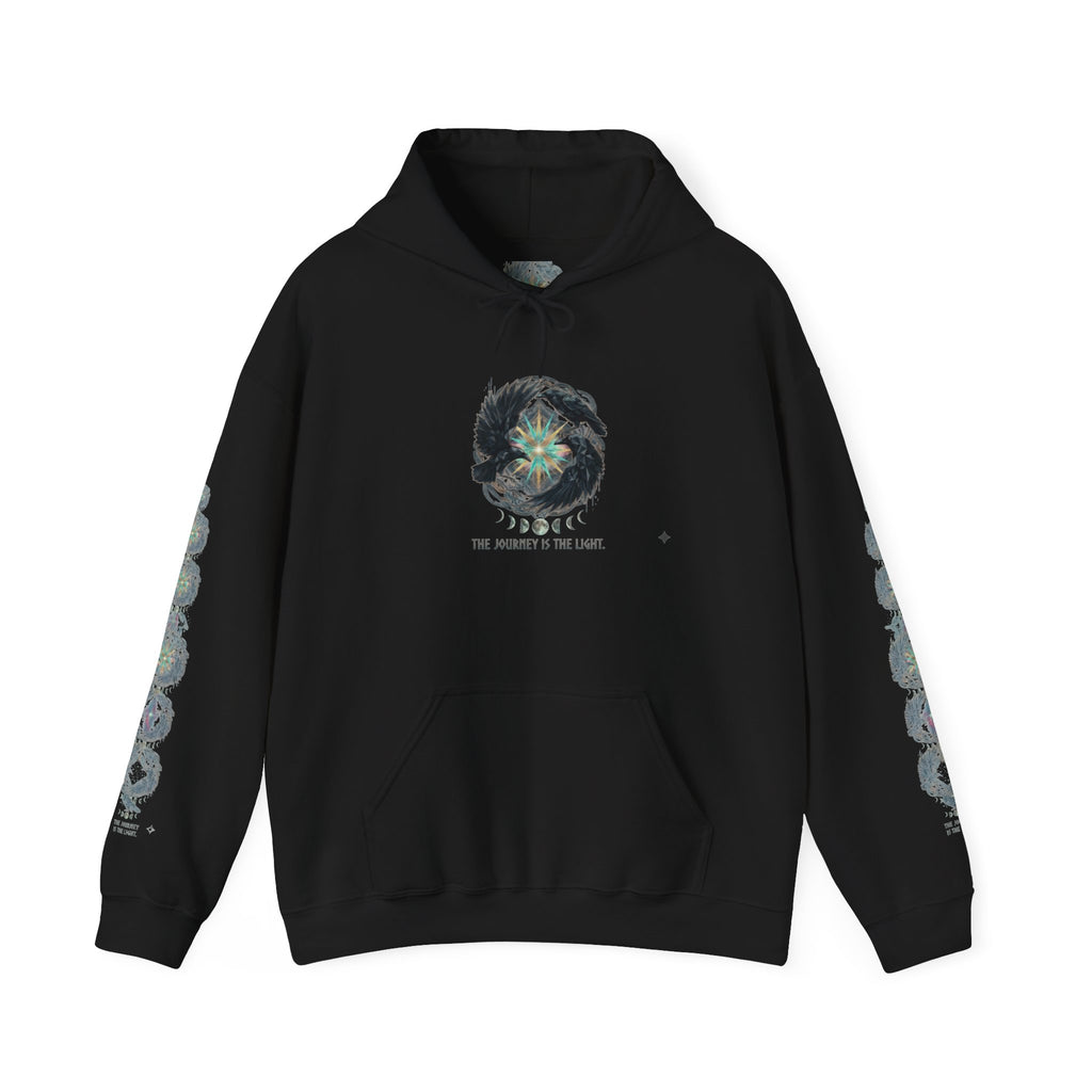 The Obsidian Raven Dawn Unisex Heavy Blend™ Hooded Sweatshirt