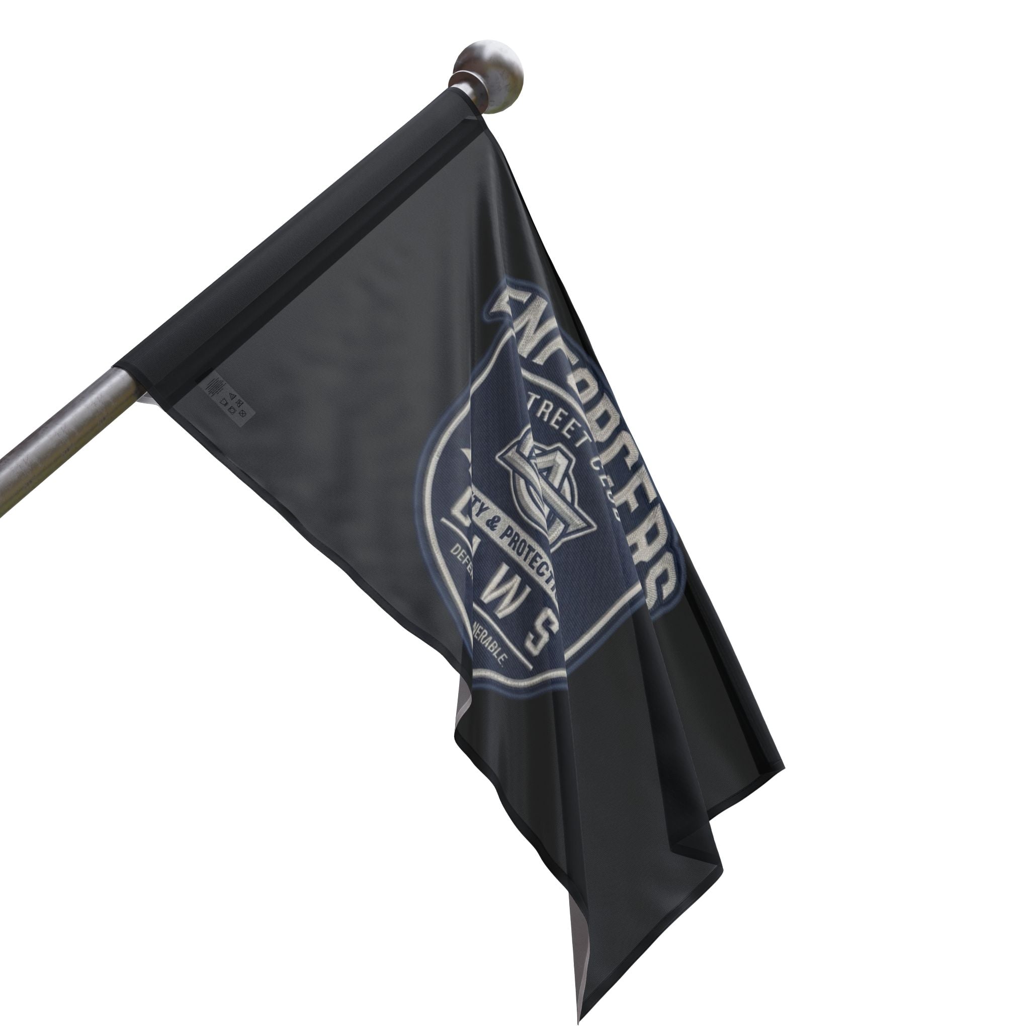 CAWS - Enforcers Street Club Flag – Unity & Protection CAWS Emblem