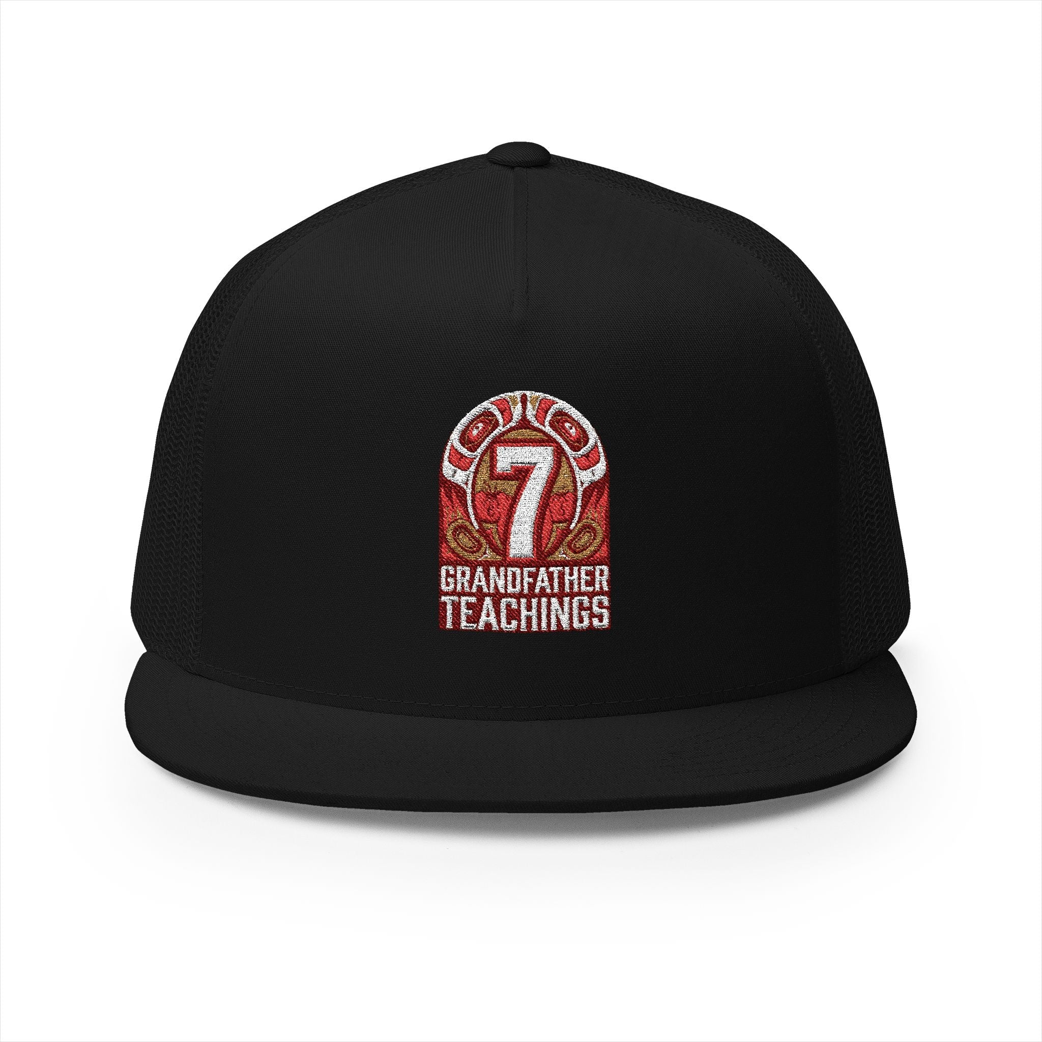 Grandfather 7 Trucker Cap – Vintage Casino Patch SnapbackEmber Spirit Apparel