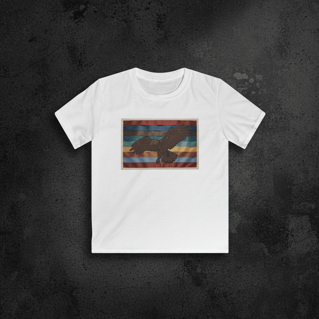 A Ribbon Kids Tee – 7 Grandfather Teachings Spirit Animals & Colors ShirtEmber Spirit Apparel
