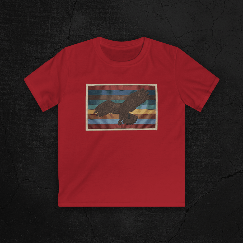 A Ribbon Kids Tee – 7 Grandfather Teachings Spirit Animals & Colors ShirtEmber Spirit Apparel