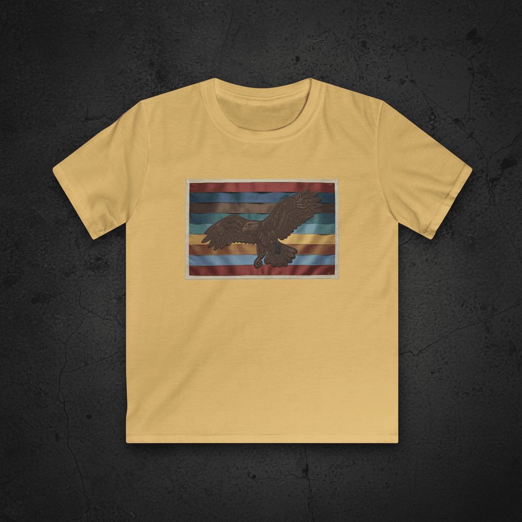 A Ribbon Kids Tee – 7 Grandfather Teachings Spirit Animals & Colors ShirtEmber Spirit Apparel