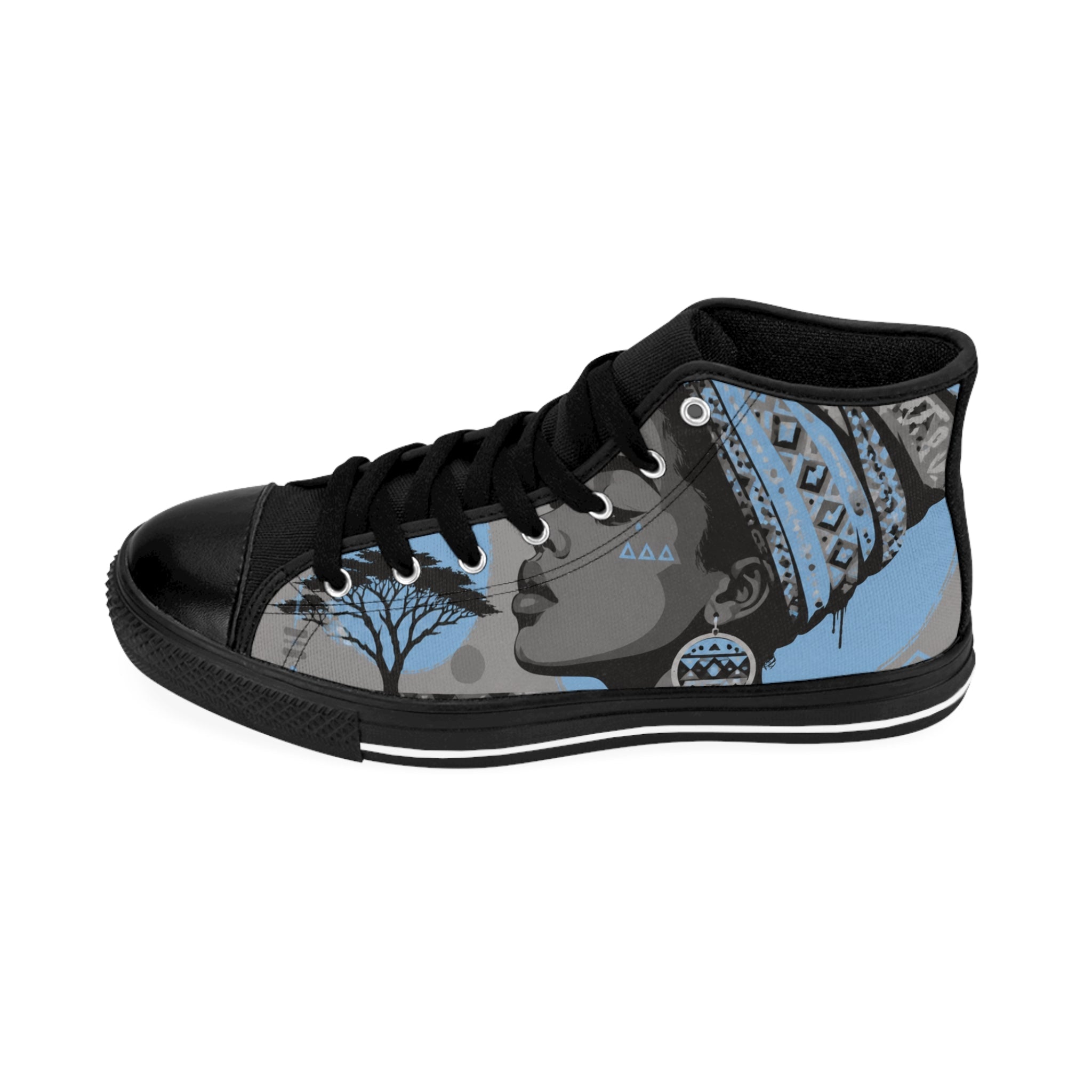 African Queen High-Top Sneakers — Strength & PurposeEmber Spirit Apparel