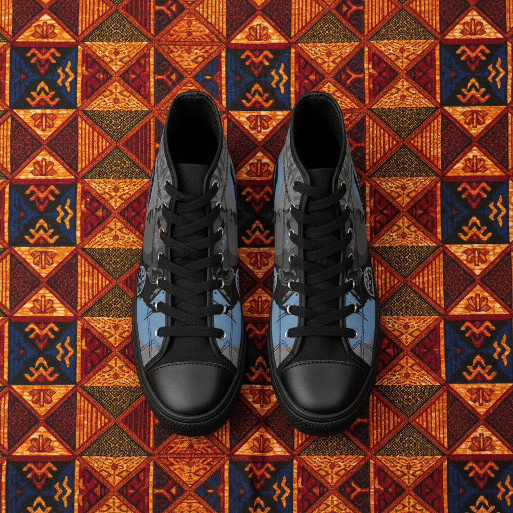 African Queen High-Top Sneakers — Strength & PurposeEmber Spirit Apparel