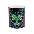 Alien Let Get Lost In The Music - Keep Teaching & Walking The Red Road - Ceramic Mug, (11oz, 15oz)Ember Spirit Apparel