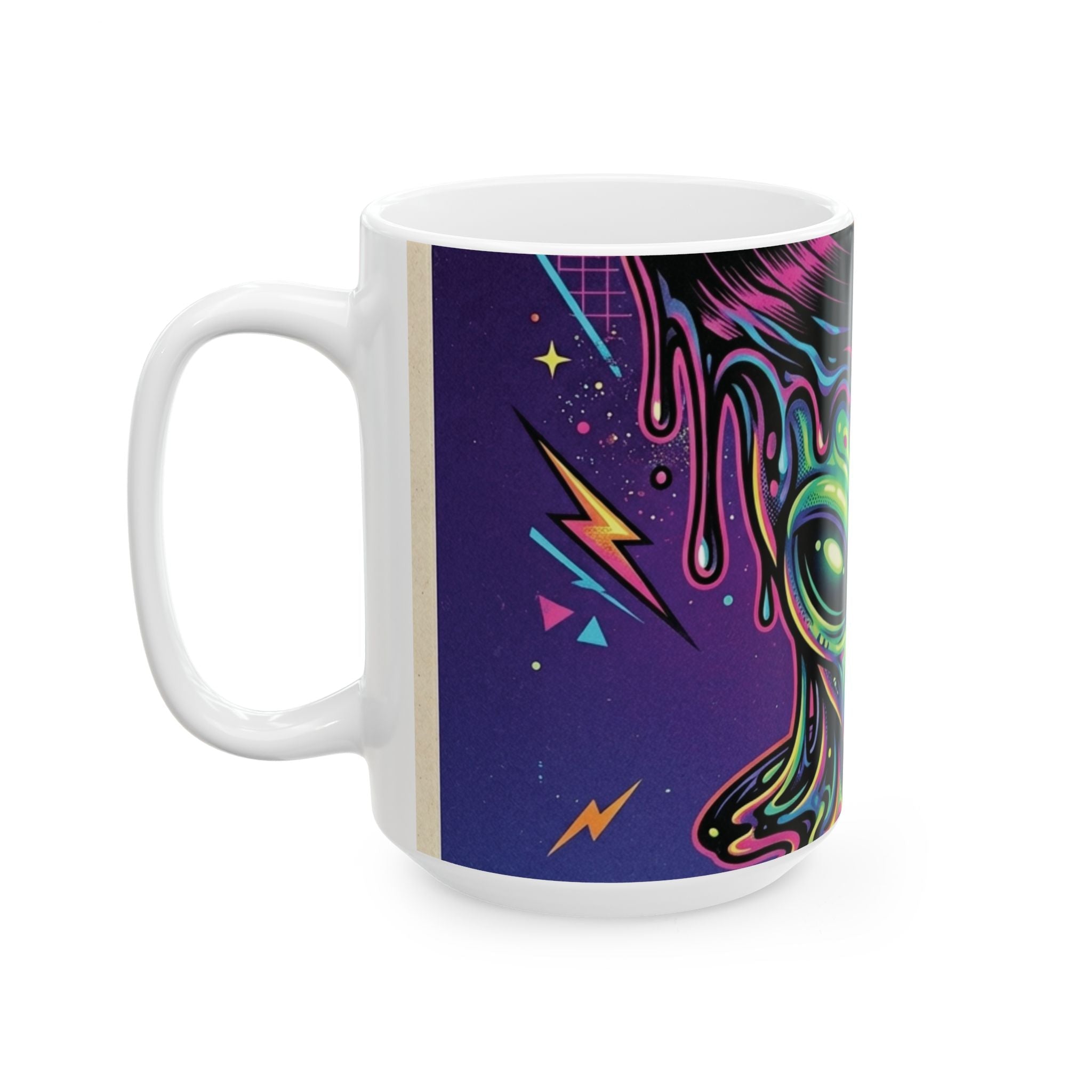Alien Let Get Lost In The Music - Keep Teaching & Walking The Red Road - Ceramic Mug, (11oz, 15oz)Ember Spirit Apparel