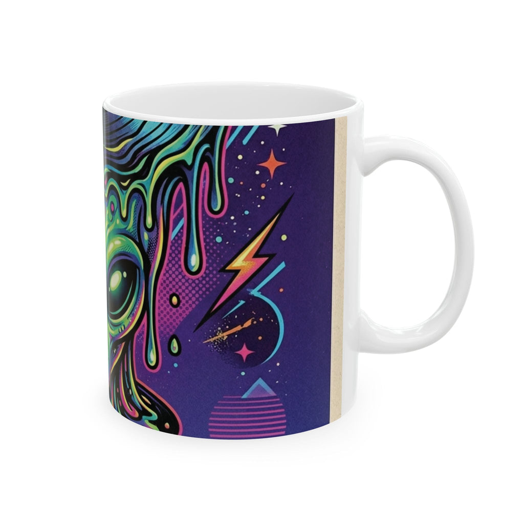 Alien Let Get Lost In The Music - Keep Teaching & Walking The Red Road - Ceramic Mug, (11oz, 15oz)Ember Spirit Apparel