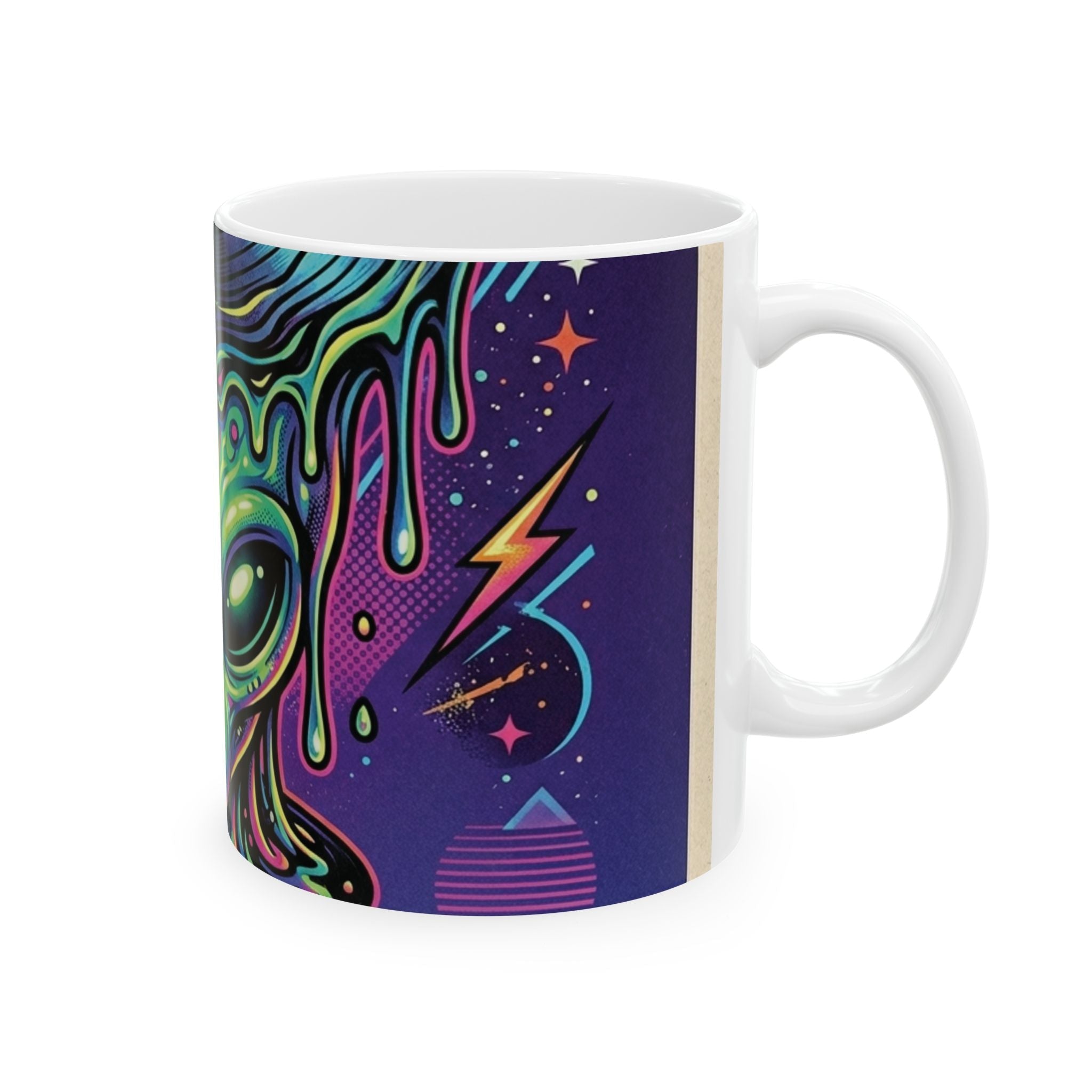 Alien Let Get Lost In The Music - Keep Teaching & Walking The Red Road - Ceramic Mug, (11oz, 15oz)Ember Spirit Apparel