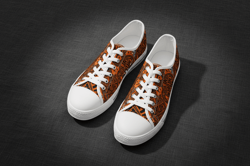 All Children Matter Women's Low Top Sneakers — Remember Residential School SurvivorsEmber Spirit Apparel