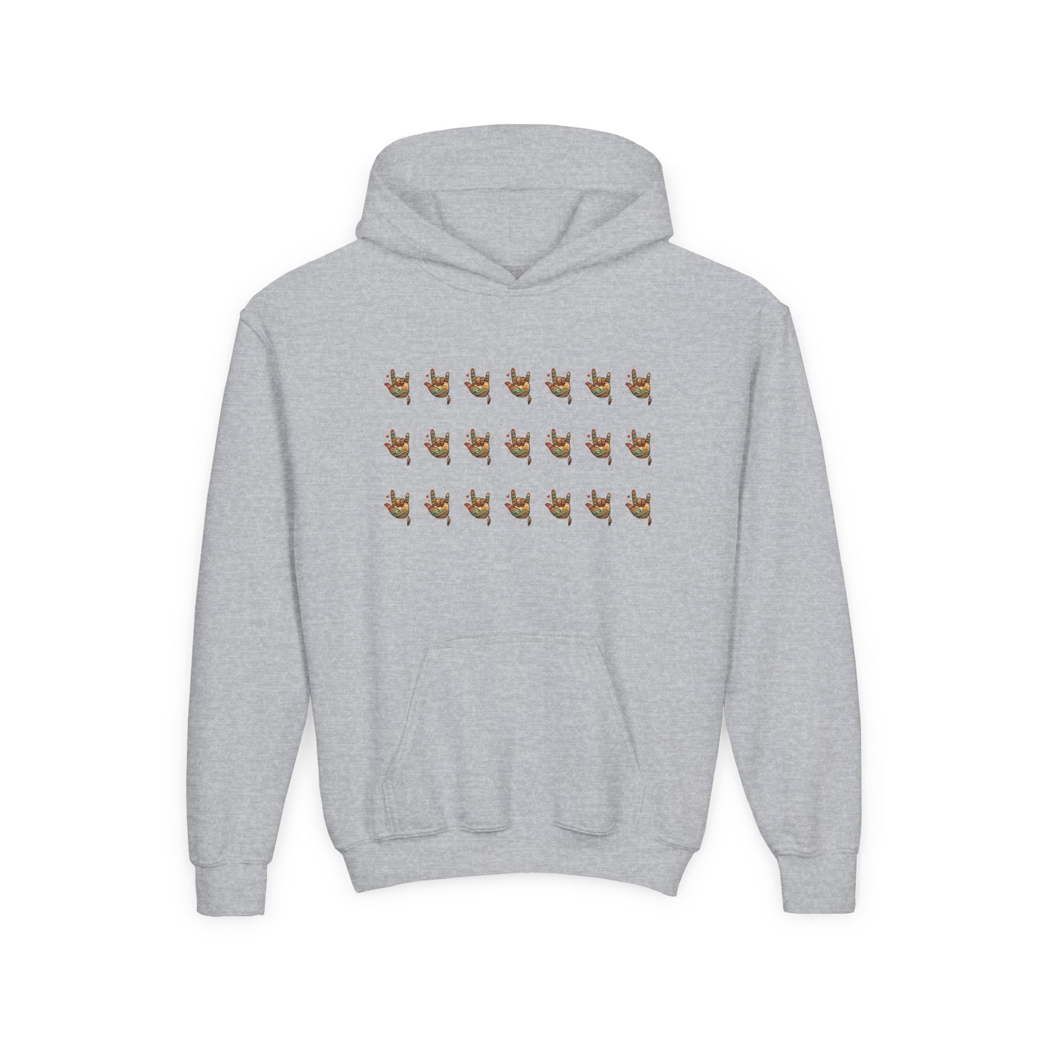 ASL Pride Hoodie — "ASL is a long form of being" Communicating Across CulturesEmber Spirit Apparel