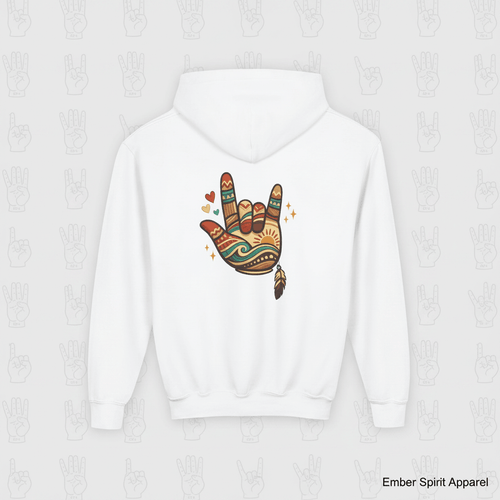 ASL Pride Hoodie — "ASL is a long form of being" Communicating Across CulturesEmber Spirit Apparel