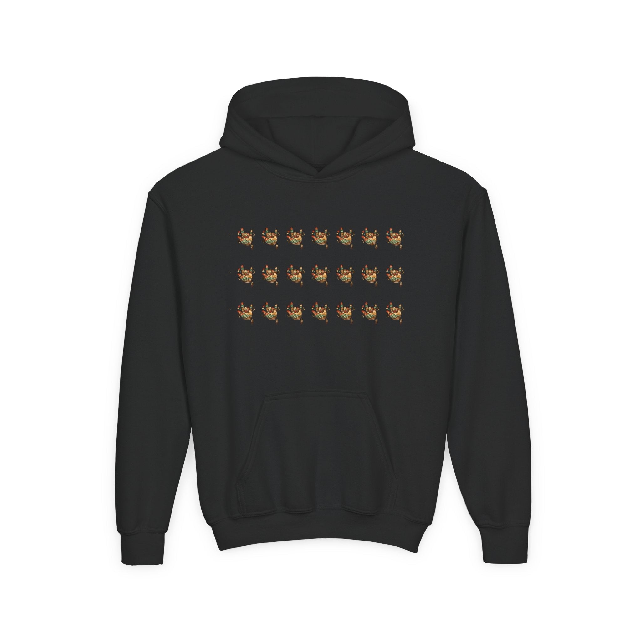 ASL Pride Hoodie — "ASL is a long form of being" Communicating Across CulturesEmber Spirit Apparel
