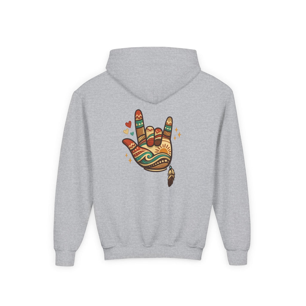 ASL Pride Hoodie — "ASL is a long form of being" Communicating Across CulturesEmber Spirit Apparel