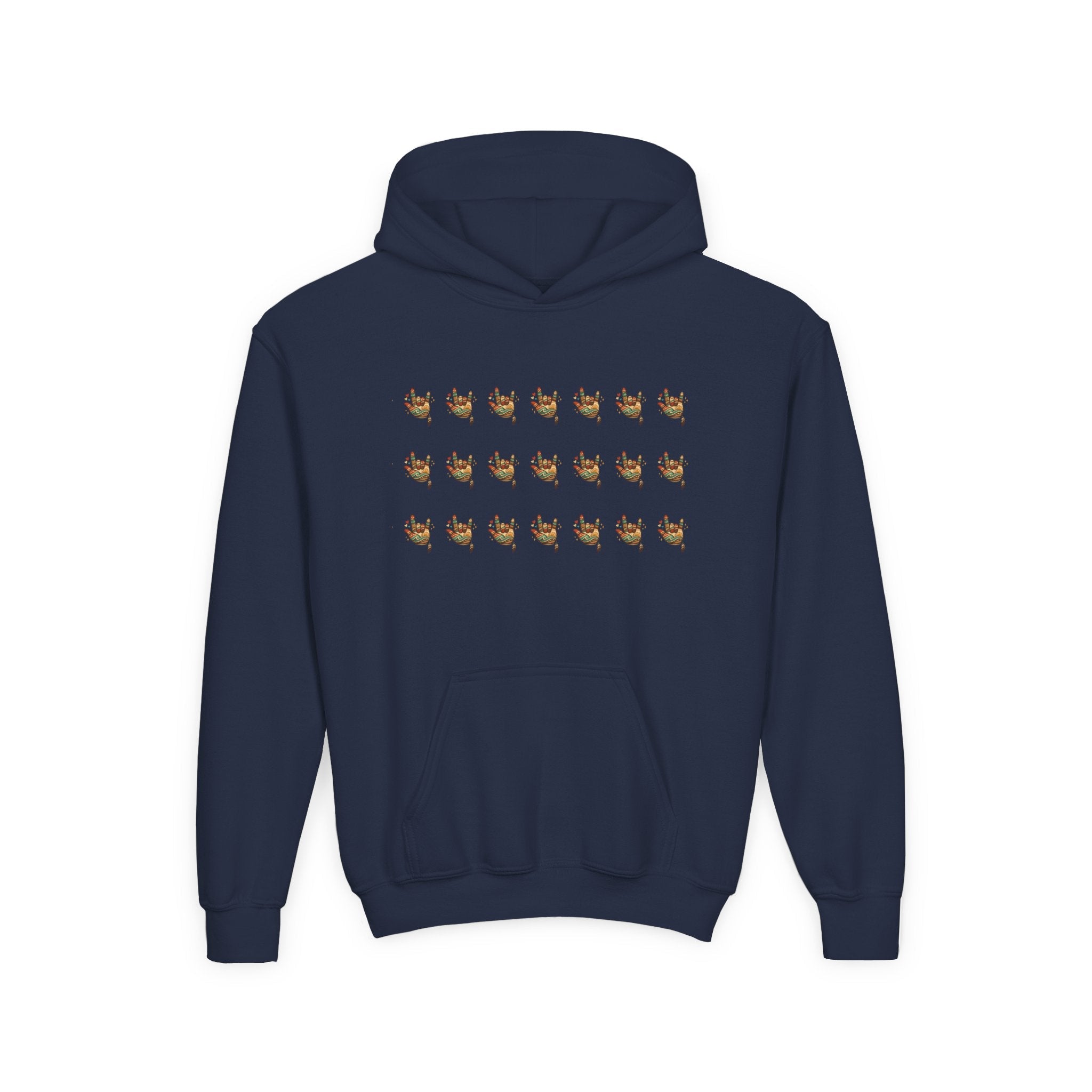 ASL Pride Hoodie — "ASL is a long form of being" Communicating Across CulturesEmber Spirit Apparel