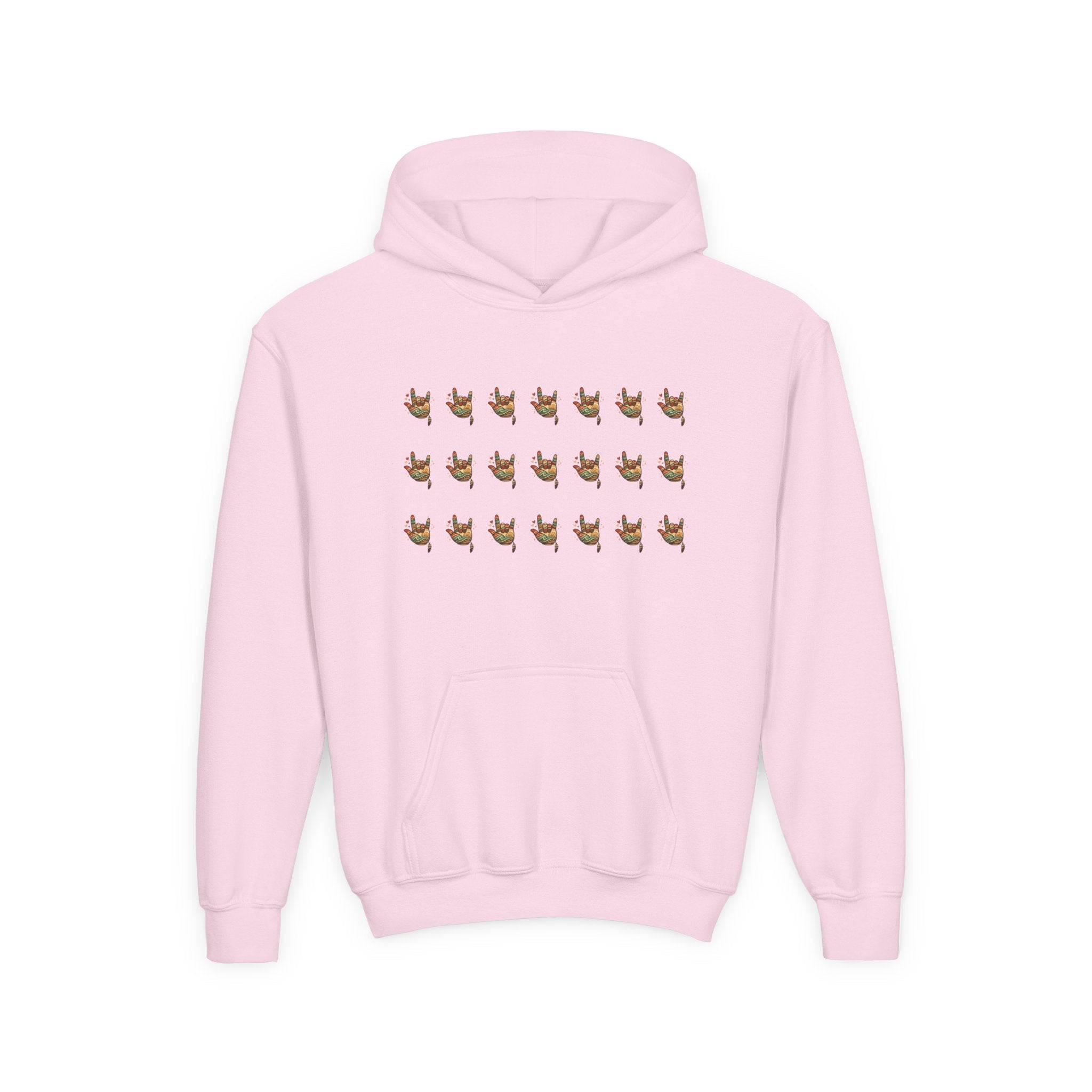ASL Pride Hoodie — "ASL is a long form of being" Communicating Across CulturesEmber Spirit Apparel