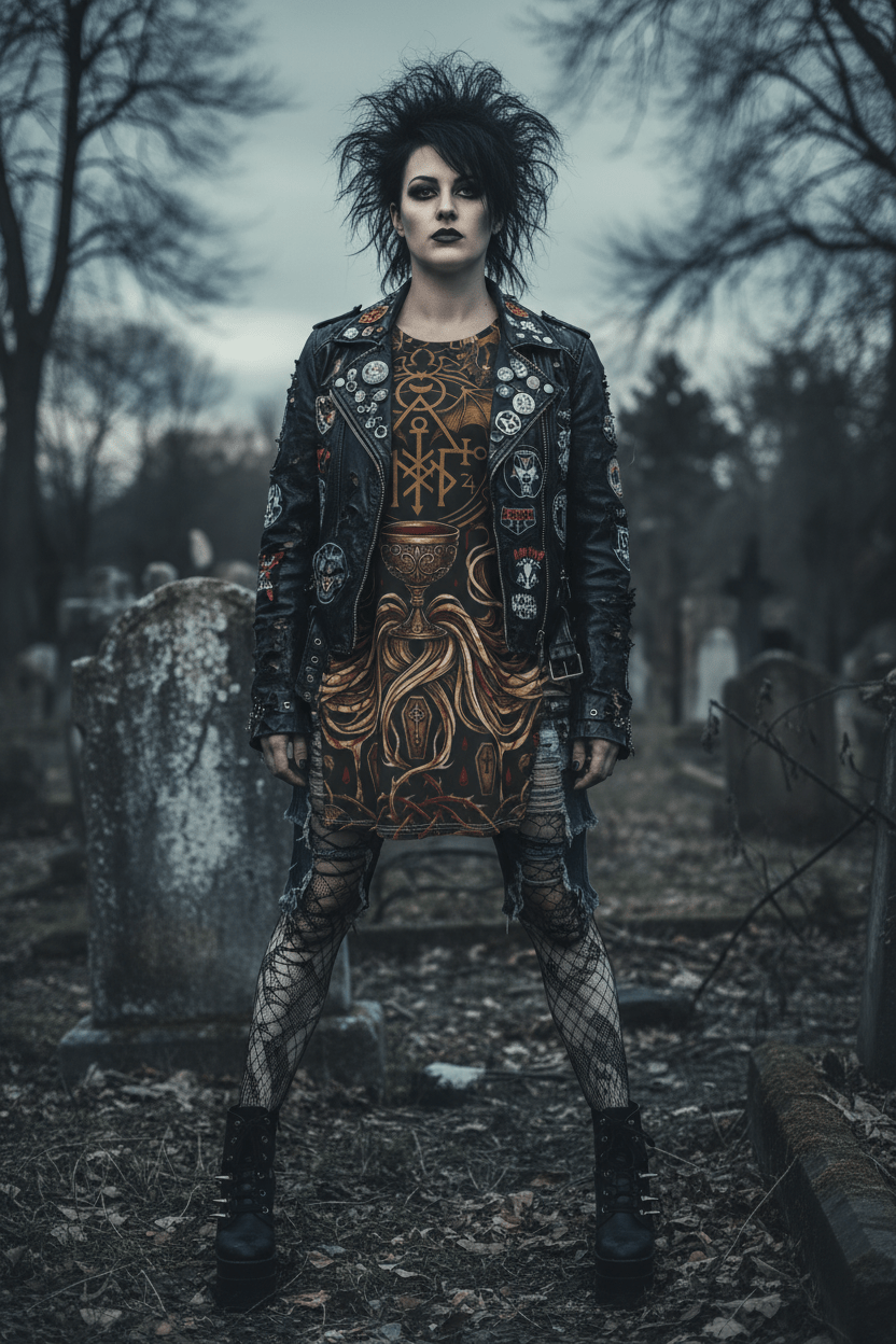 Bat Love Vampire Sigils Dress — Goth Floral Night - Soul Women's Casual DressEmber Spirit Apparel
