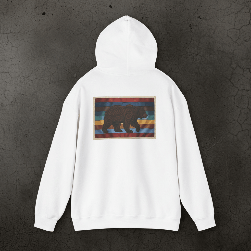 Bear 7 Grandfather Teachings Hoodie – Indigenous Courage Teaching SweatshirtEmber Spirit Apparel