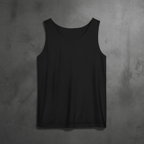 Bear Strength Retro Tank — Vintage Graphic Garment - Dyed TankEmber Spirit Apparel