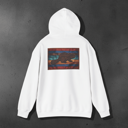 Beaver 7 Grandfather Teachings Hoodie – Indigenous Wisdom Teaching Sweatshirt.Ember Spirit Apparel