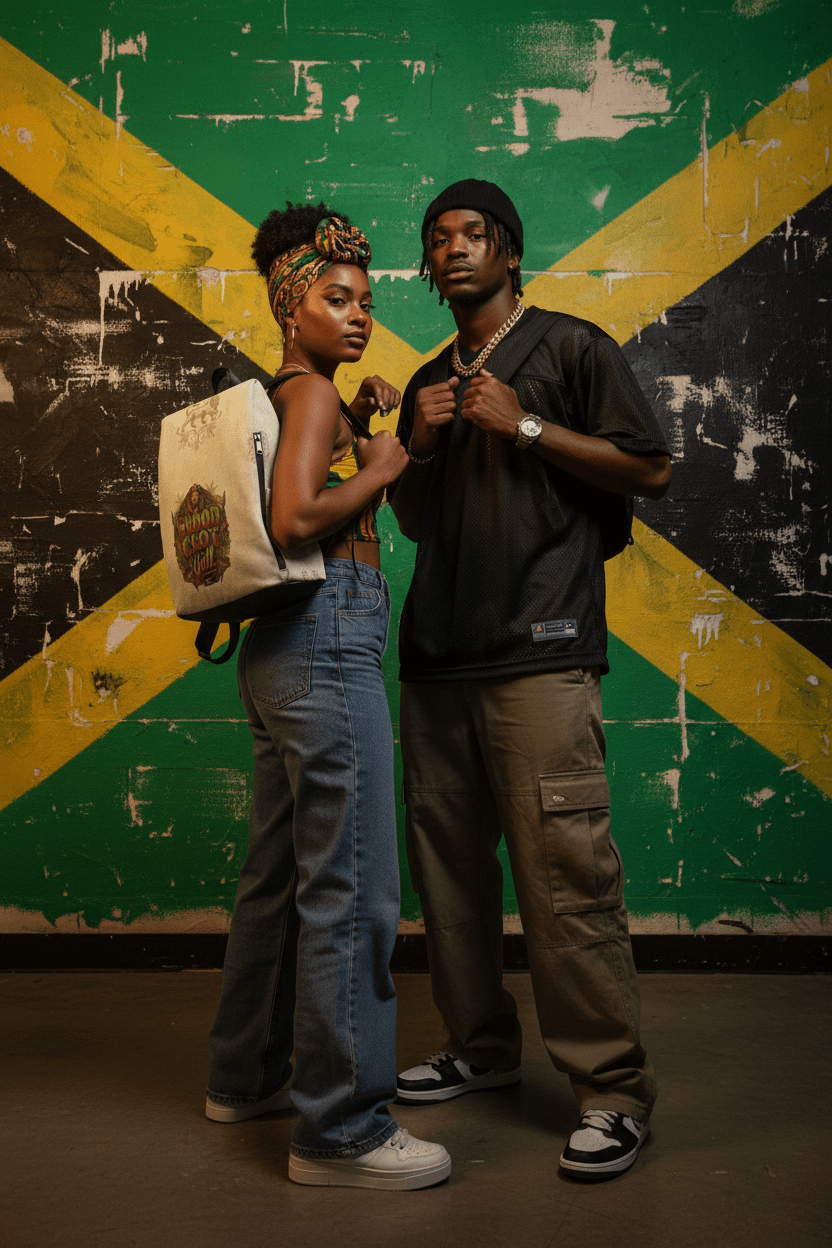 Blood Clot Y’all – Jamaican Street Culture BackpackEmber Spirit Apparel