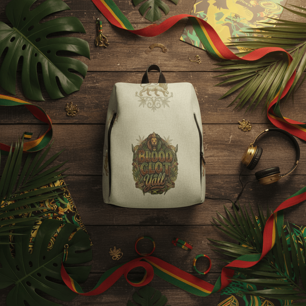 Blood Clot Y’all – Jamaican Street Culture BackpackEmber Spirit Apparel