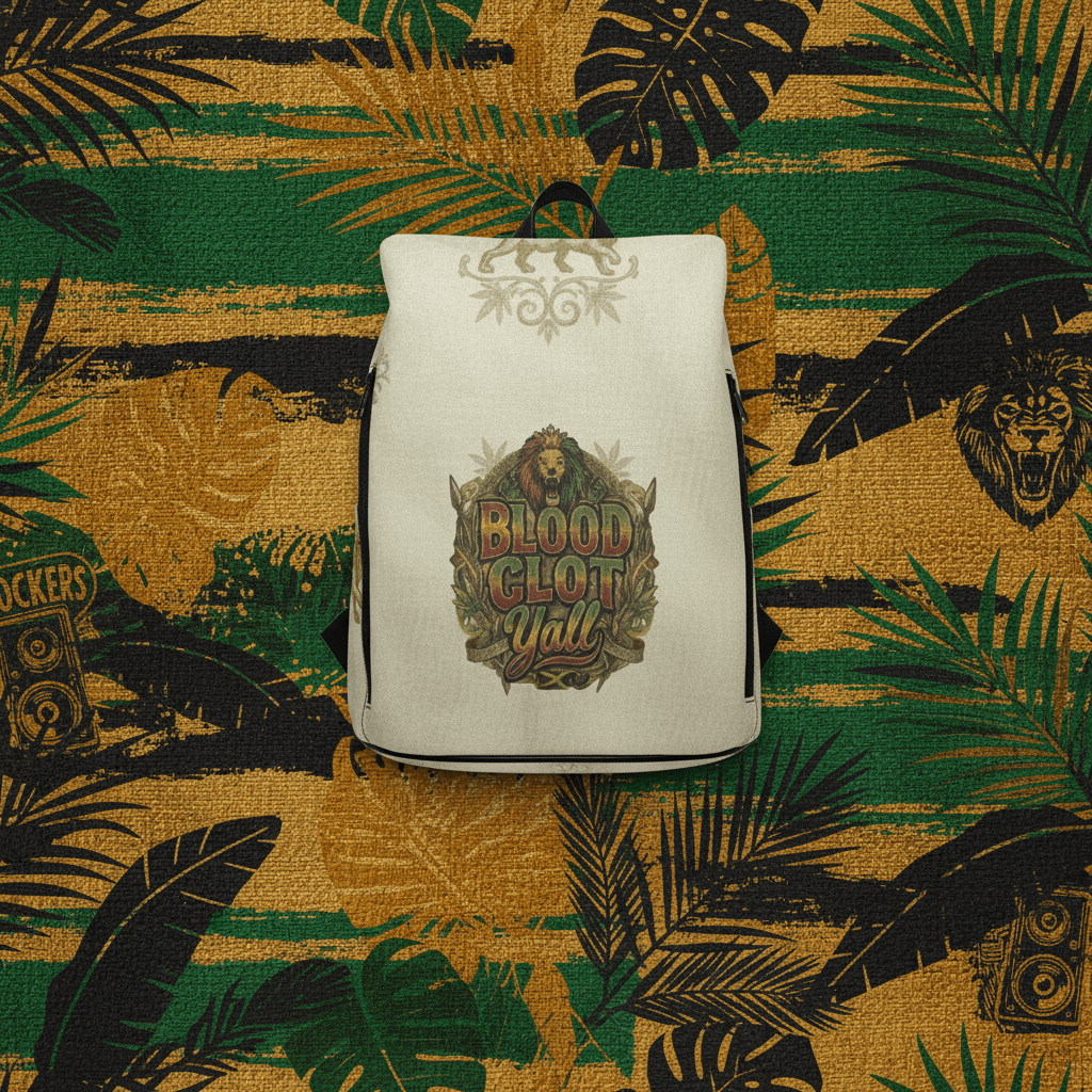 Blood Clot Y’all – Jamaican Street Culture BackpackEmber Spirit Apparel