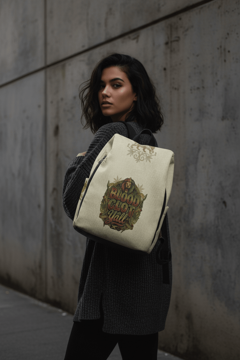 Blood Clot Y’all – Jamaican Street Culture BackpackEmber Spirit Apparel