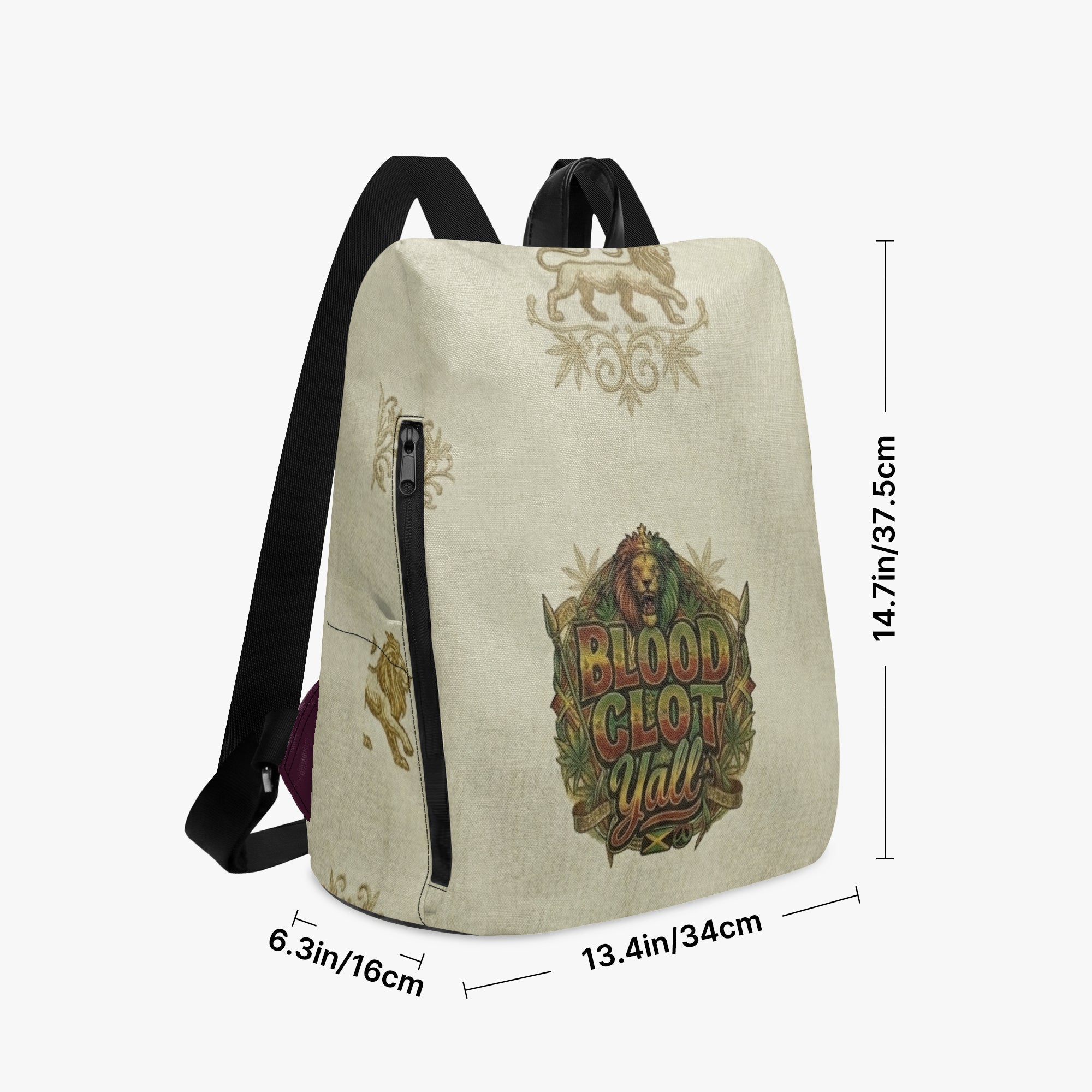 Blood Clot Y’all – Jamaican Street Culture BackpackEmber Spirit Apparel