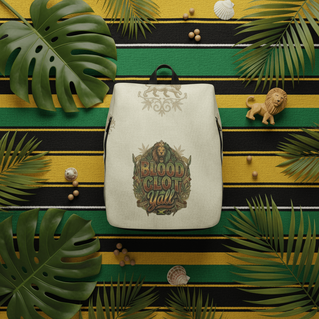 Blood Clot Y’all – Jamaican Street Culture BackpackEmber Spirit Apparel
