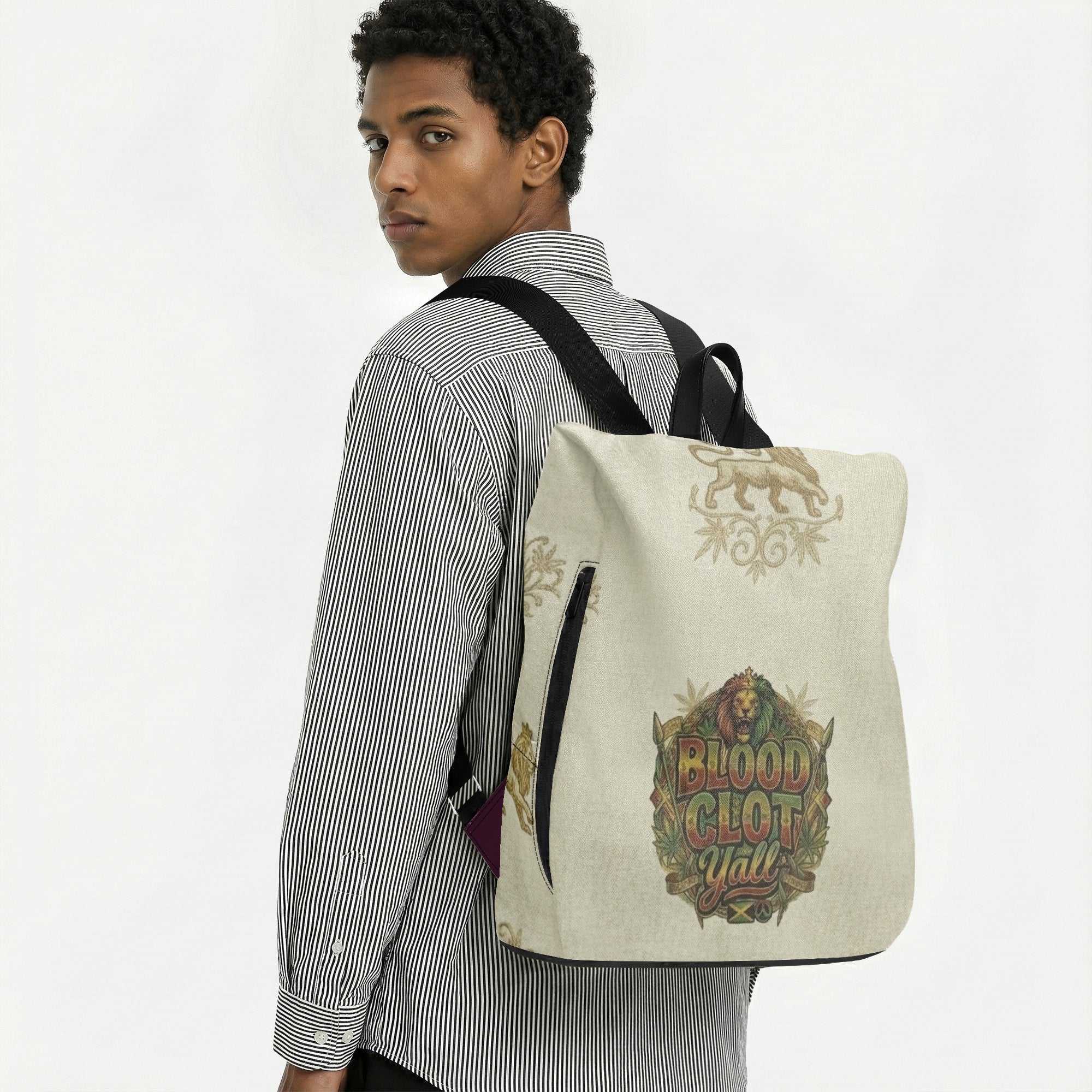 Blood Clot Y’all – Jamaican Street Culture BackpackEmber Spirit Apparel