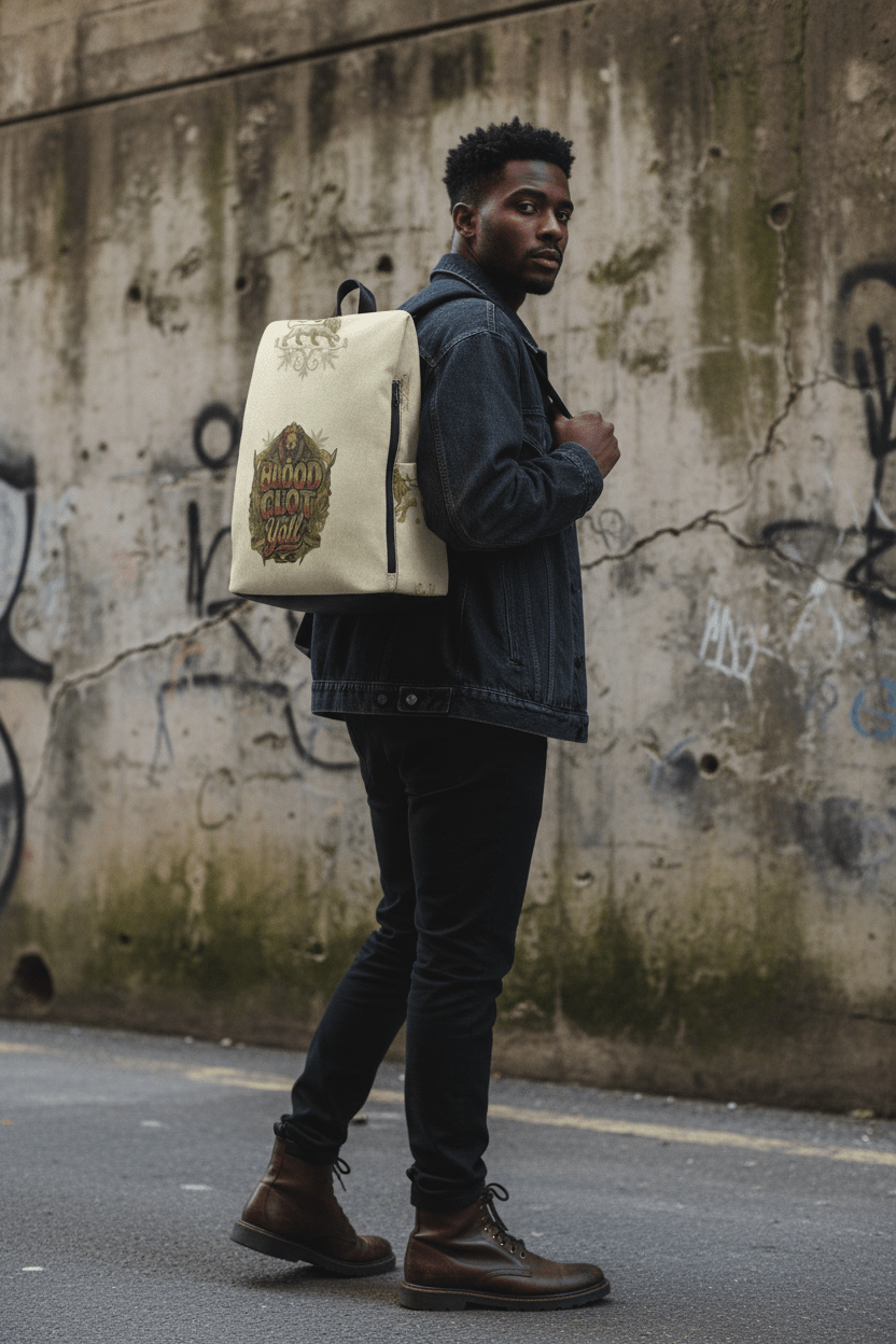 Blood Clot Y’all – Jamaican Street Culture BackpackEmber Spirit Apparel