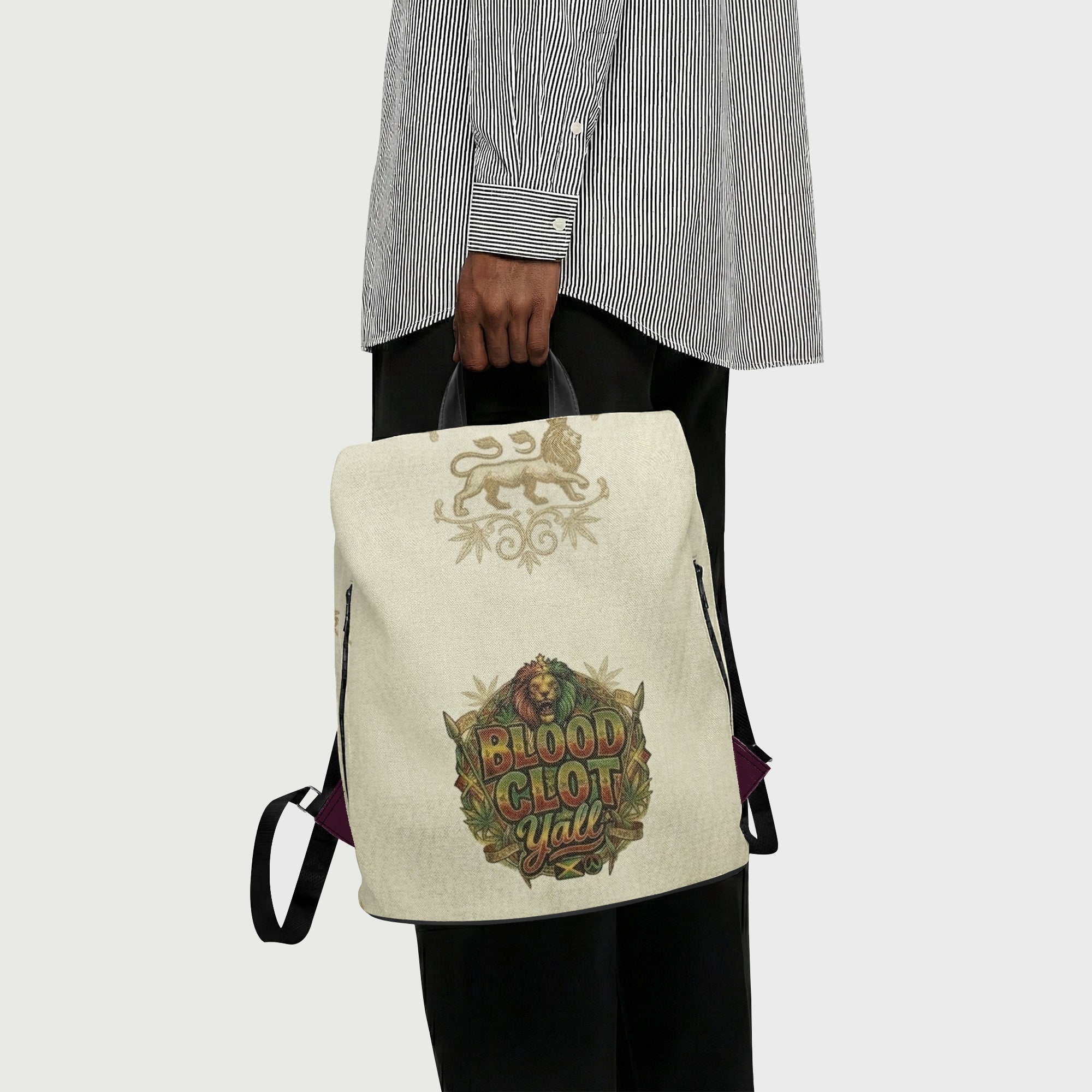 Blood Clot Y’all – Jamaican Street Culture BackpackEmber Spirit Apparel